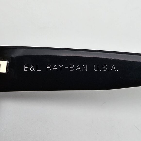 Ray-Ban B&L W1926 XYAO Black Frame G-15 Green Glass Lens Cat Eye Sunglasses 55mm main image 4